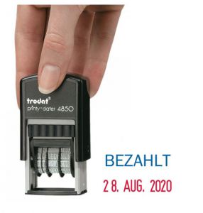 Trodat Datumstempel Printy Line 4850 L2 BEZAHLT