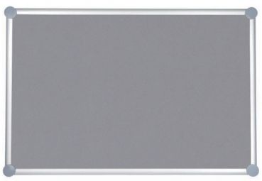 MAUL 6293484 Pinnboard Office, Textil grau 90 x 90 cm