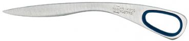 ALCO 1500 Brieföffner gekrümmt, mit blauer Gummierung 16,5 cm